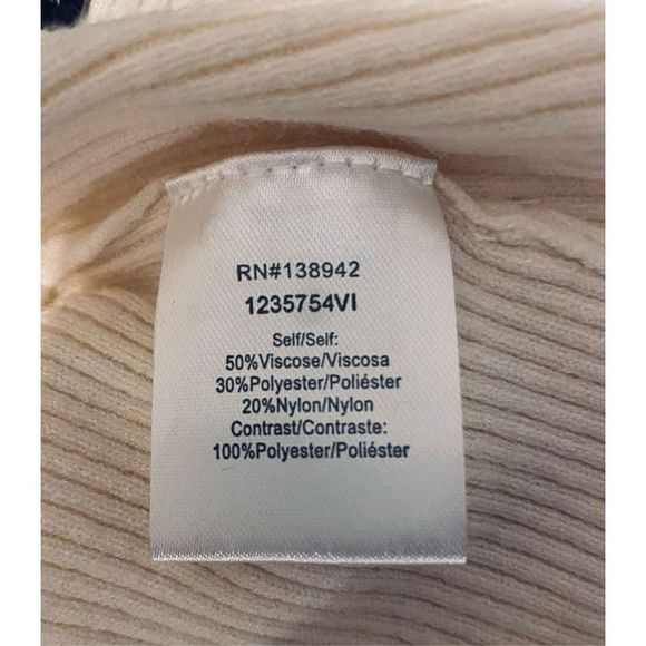 🔥 POLKA DOT • LONG SLEEVE KNIT TOP - IVORY - XL🔥 - Picture 10 of 10